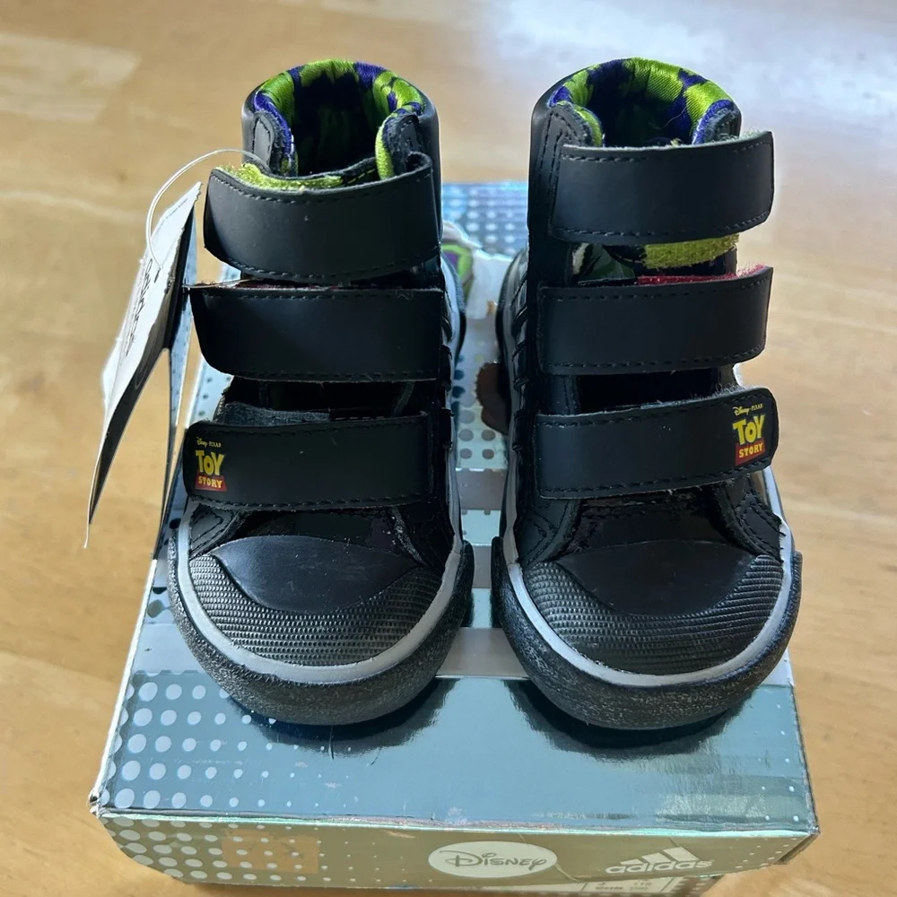Adidas Infant Disney Pixar Buzz Lightyear Toy Story High Top Sneakers - Picture 9 of 14